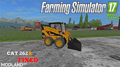 farming simulator 2017 cat skid steer mods|Caterpillar 262B Skid Sterr Pack v1.0 • Farmingmod.com.